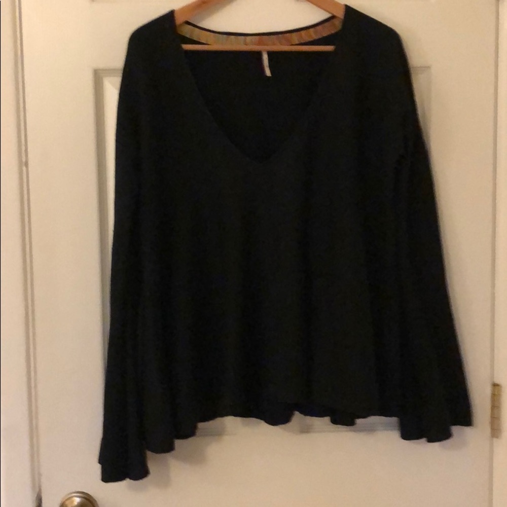 Free People Bell Sleeve Sweater